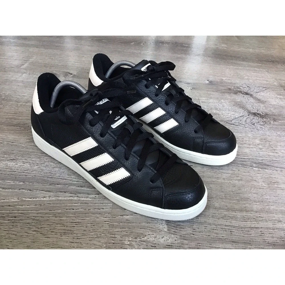 Adidas Super Skate Lo Black White Stripe 2005 Men's Size 11 950977 779001 Shoes